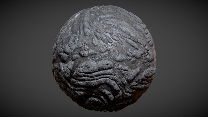 Magma Floor - 4k PBR Textures 3D Model