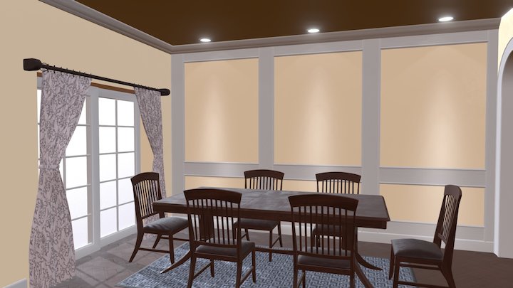 Dinning room 3D Model