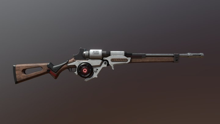 Sci-fi Rifle 3D Model