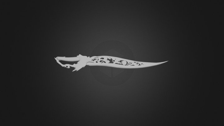 Black Talon Pickaxe - WIP 3D Model