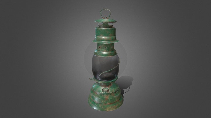kerosene lamp 3D Model