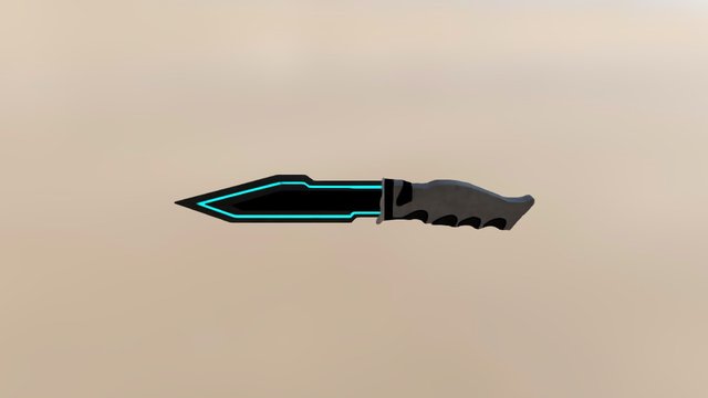 Knife Obj 3D Model