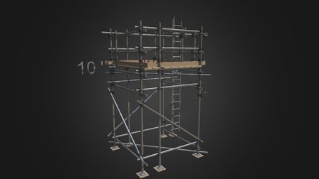 7x7 TC Scaffold 3D Model