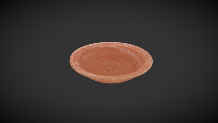2007.17 Roman red-slip ware dish 3D Model
