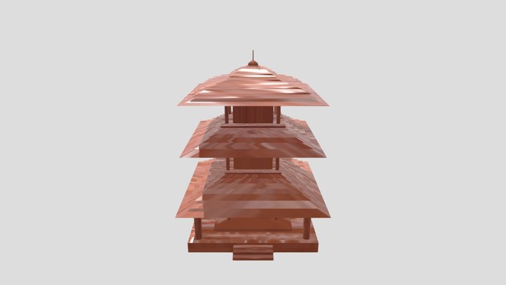 Unfinished Pagoda 3D Model