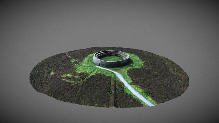Grianan of Aileach hillfort – Free 3D Model STL