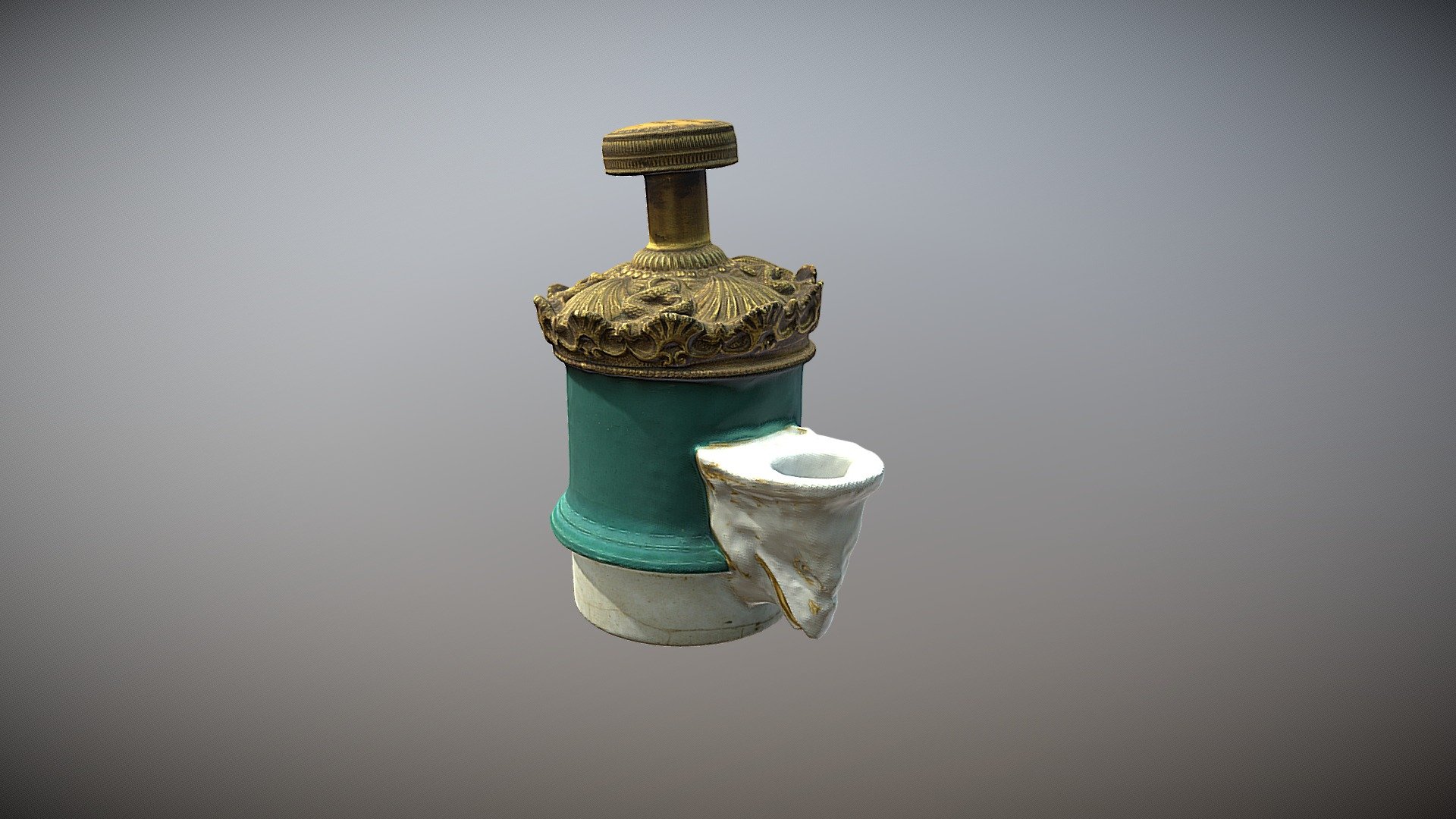 Parisian Inkwell 1859 - 3D model by ThinkSee3D [fe75b46] - Sketchfab