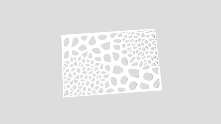 Veronoi Panel 3D Model