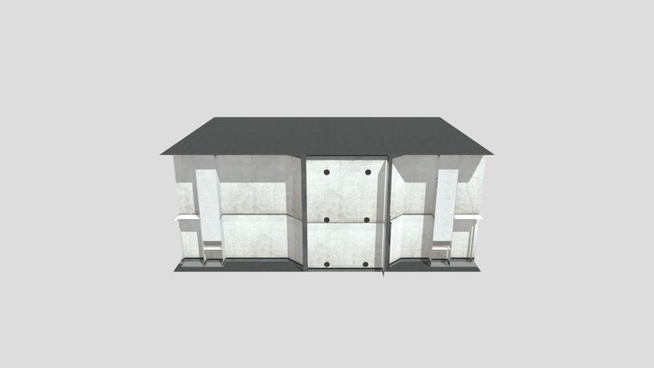 SCP:CB Rooms - Light Zone - Hall Junction 1 3D Model