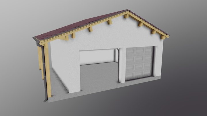 Garage double by RC 3D Model