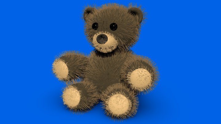 Teddy Bear Tutorial 3D Model