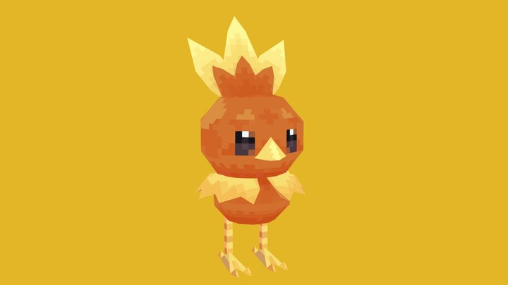Torchic 3D Model
