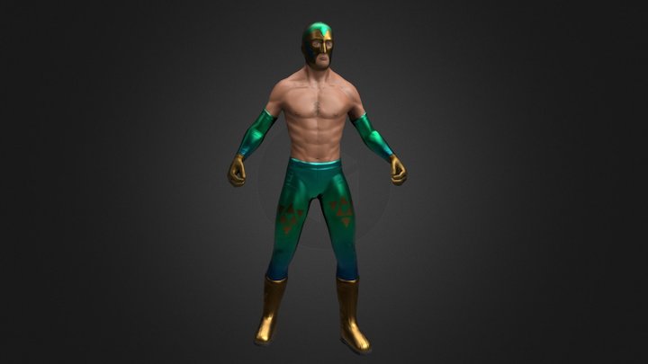 Aditya.T_Luchador 3D Model