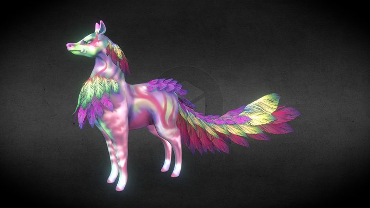 equus plumosus 3D Model