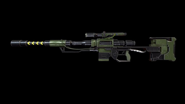 Sniper 3D Model