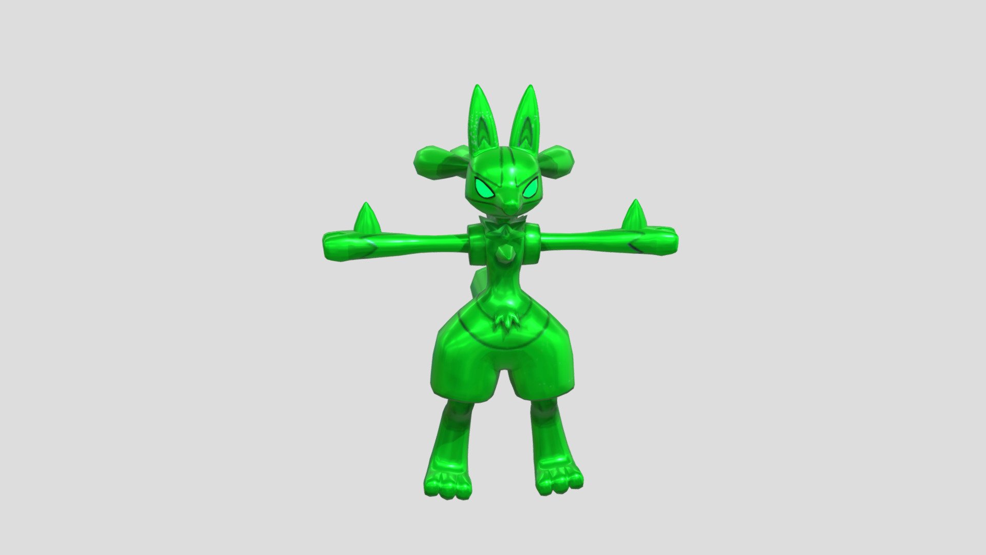 jombie Lucario (pokemon x y) - Download Free 3D model by hotstar ...