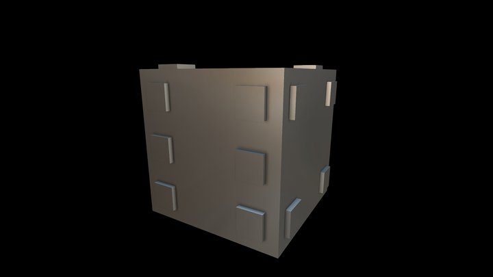 3D Dice 3D Model