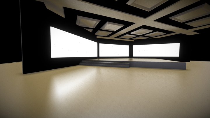Rough Stage Example 3D Model