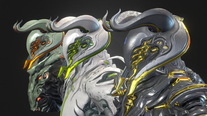 Oberon Taurus Helmet 3D Model