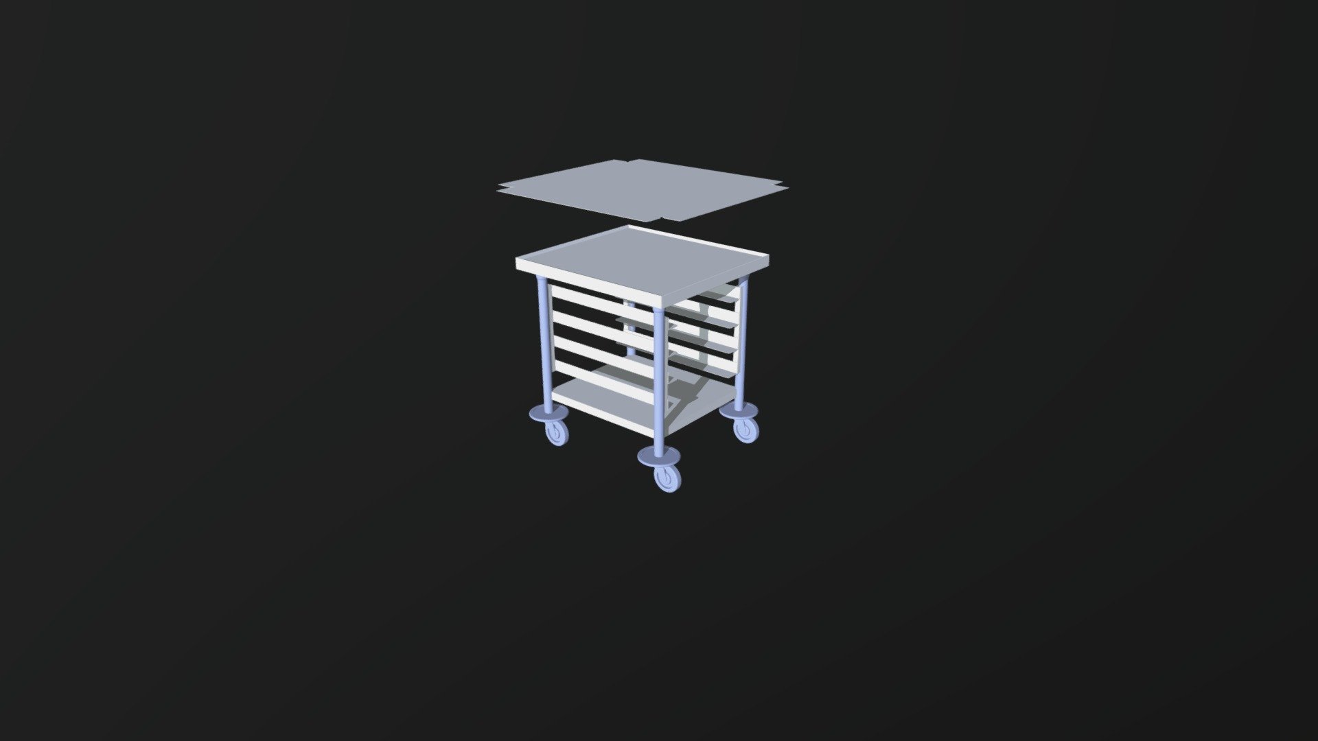 W-T BKRS RACK MBL - 3D model by foldedfabrications [fe7aa0d] - Sketchfab