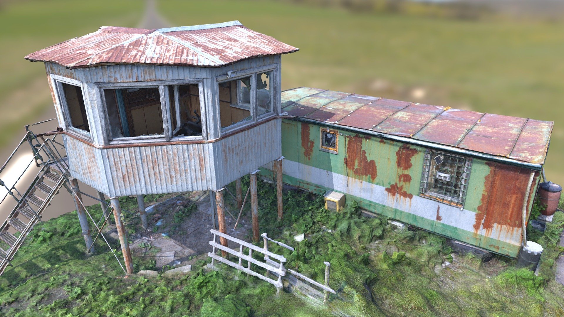 Abandoned Outpost - Buy Royalty Free 3D model by Abandoned Scans ...