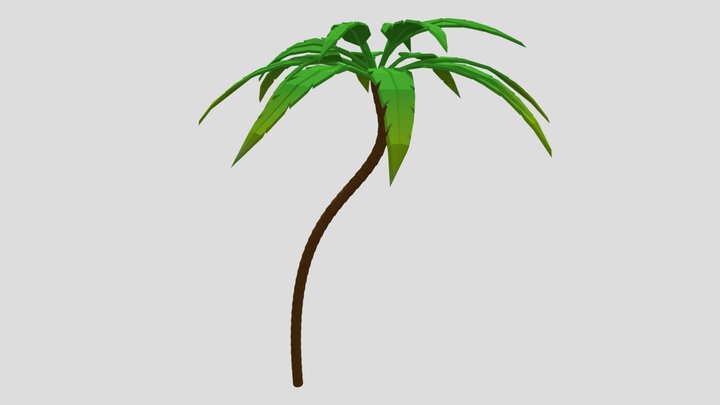 Tropical Palm Tree 3D Model