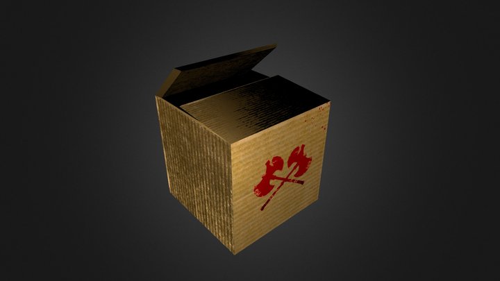 Carton Box 3D Model