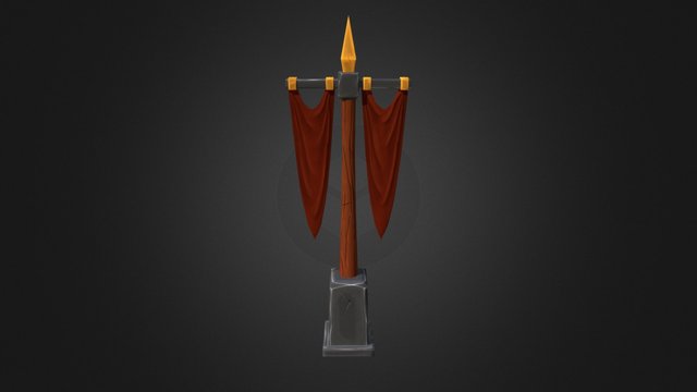 Banner 3D Model
