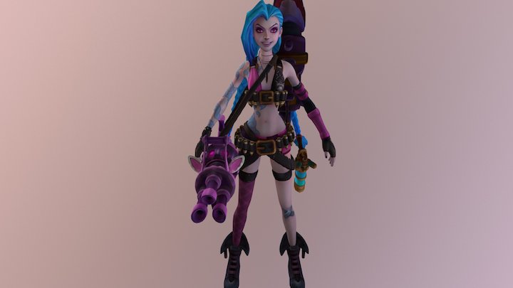 LOL Jinx - A 3D model collection by Catshby - Sketchfab