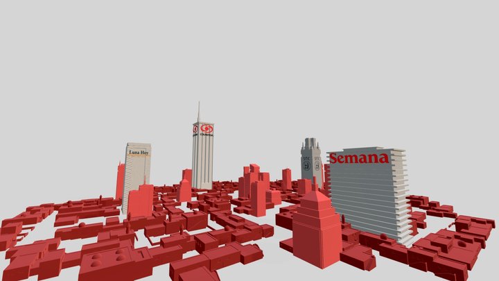 Ciudad Bogotá 3D Model