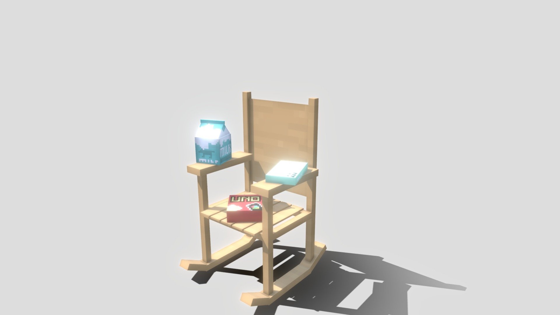 Rocking Chair - Minecraft - 3D model by monorogu [fe7bd46] - Sketchfab