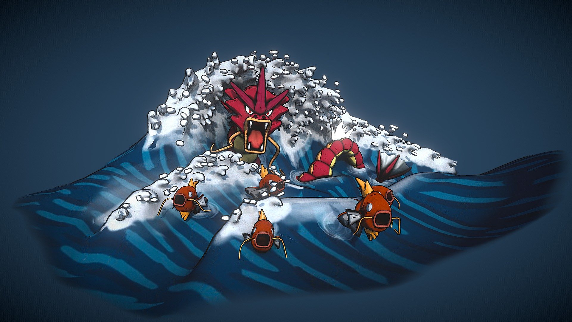 Pokémon Gyarados. papel de parede HD