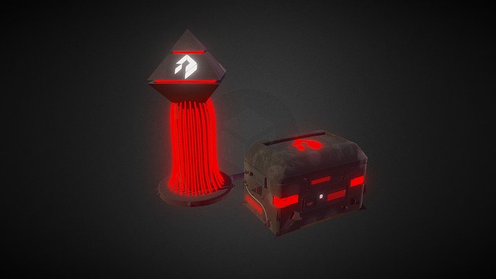 Destiny Siva Loot Crate 3D Model