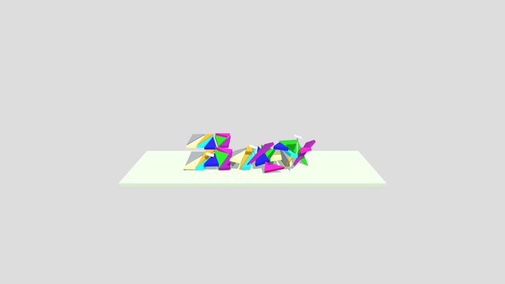 SHOE DISPLAY-3x310x321mm 3D Model