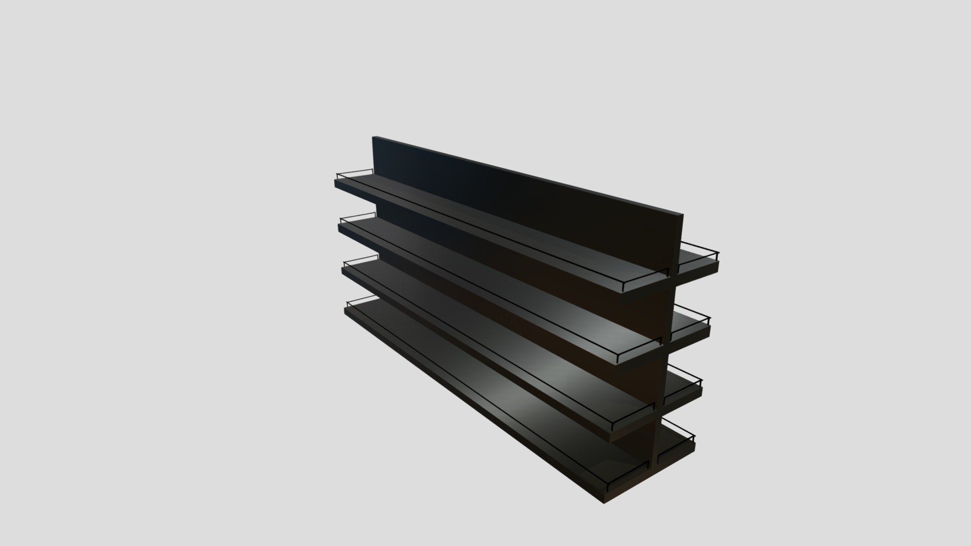 Grocery store Shelf Download Free 3D model by mizorri93 [fe8010f