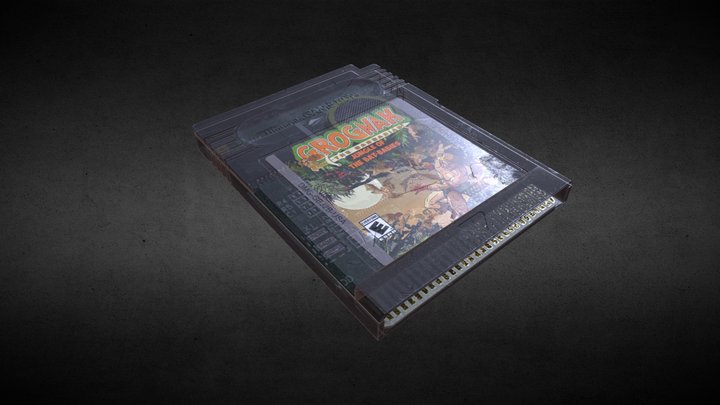 Game Boy Cartridge 3D Model