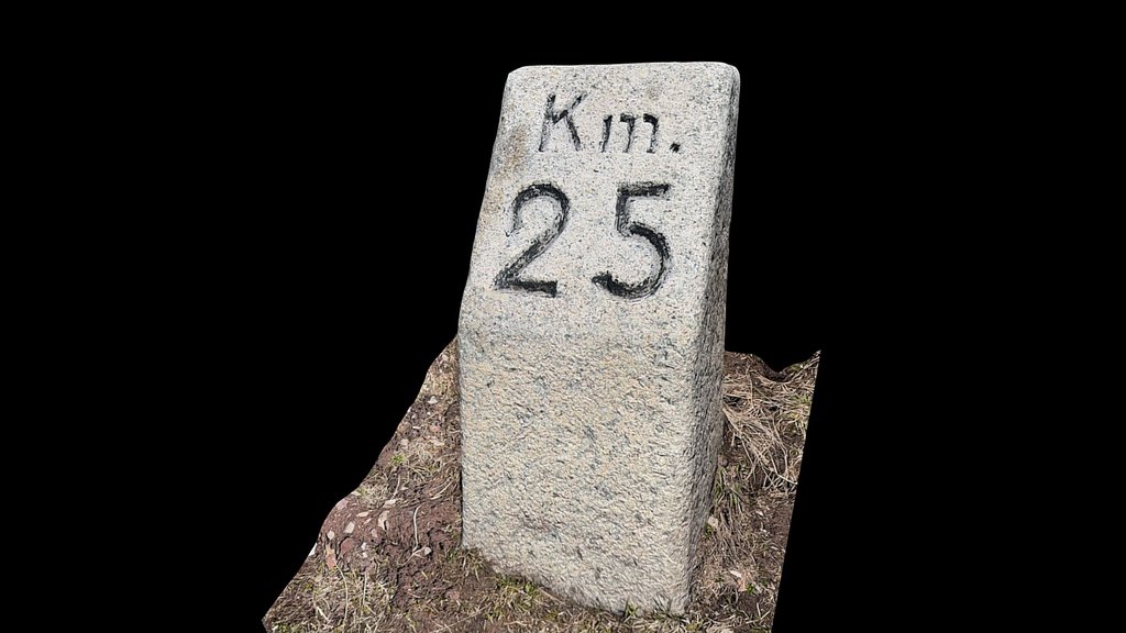 Milestone Klausenpass Km 25 von Altdorf