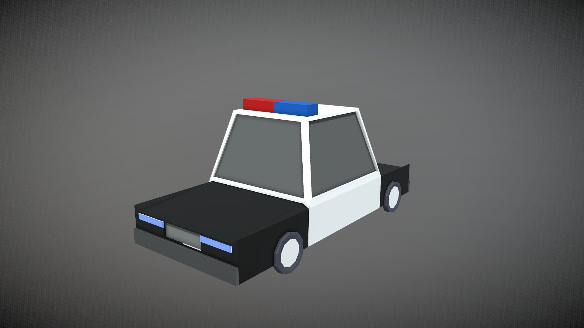 Low Poly Police Car - Download Free 3D model by JaydenHill [fe824af ...