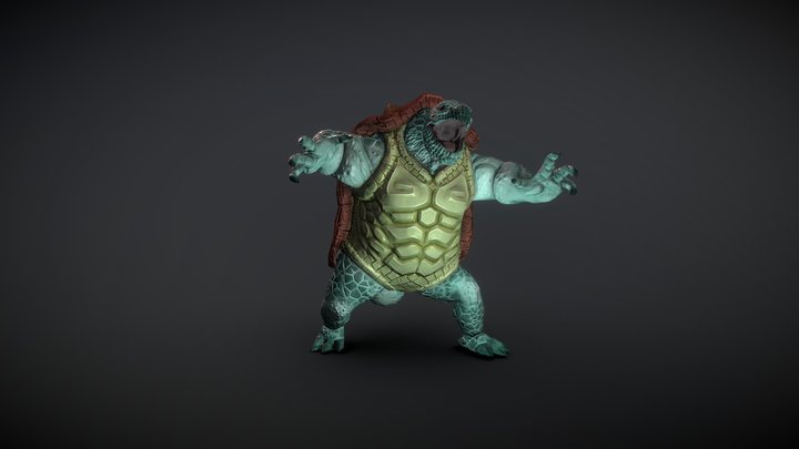 Turte Creature 3D Model