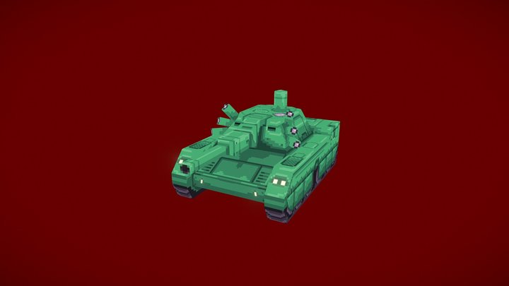 [Akira] Tank 3D Model