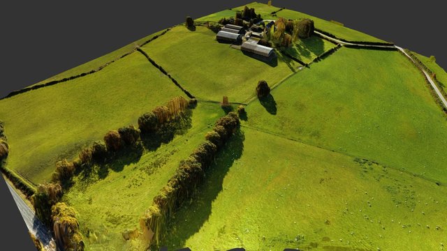Caerau Roman Fort 3D Model