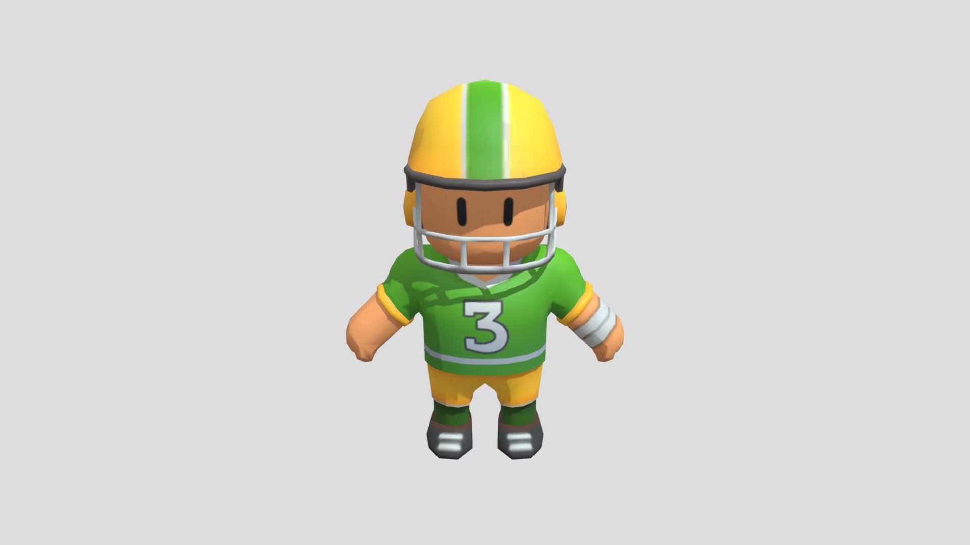 Quarterback - Download Free 3D model by BRUNO 365 (@BRUNO365) [fe8392c ...