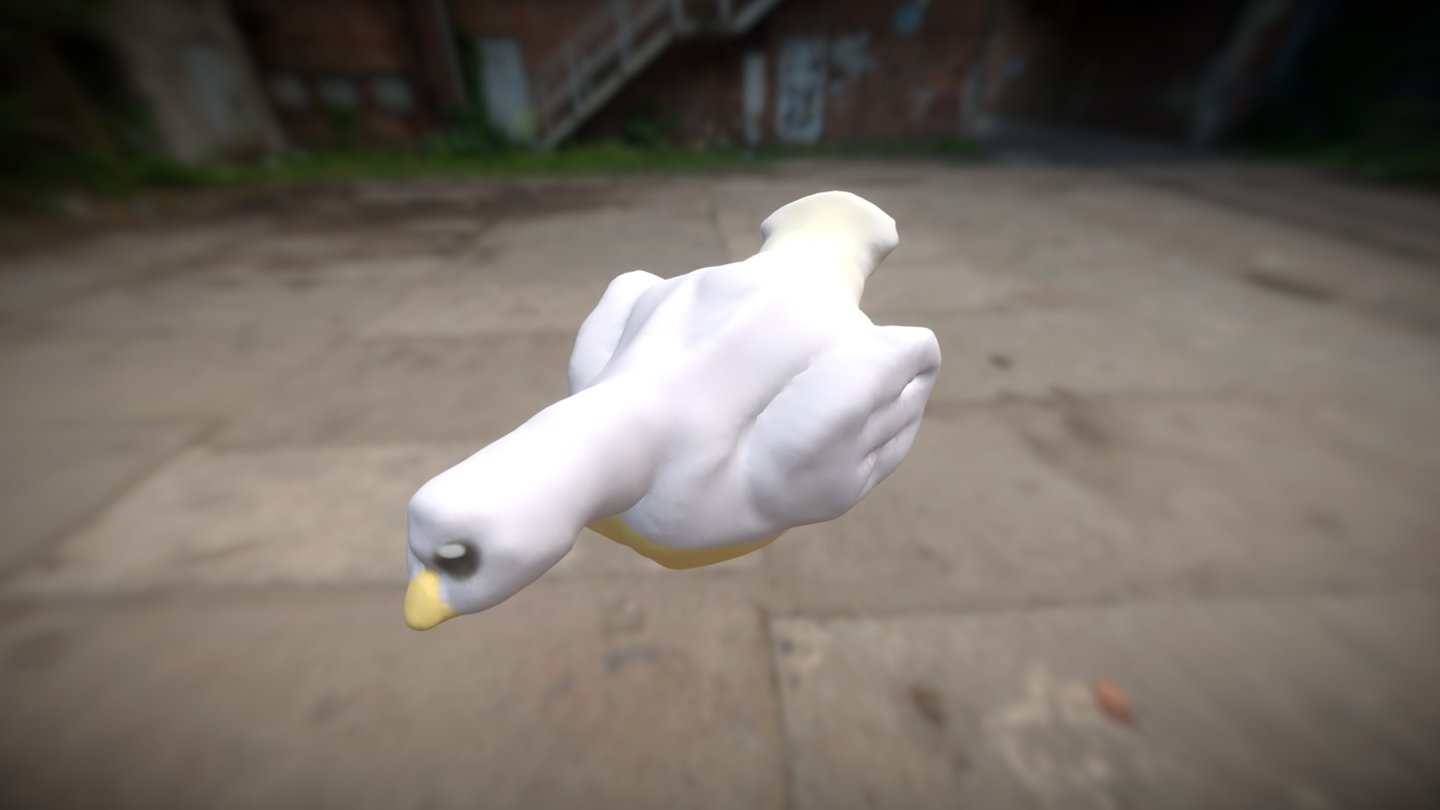 Sculptdroid goose — Sketchfab embed 3D viewer