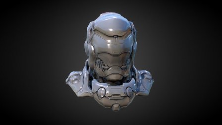 Drone Bust 3D Model