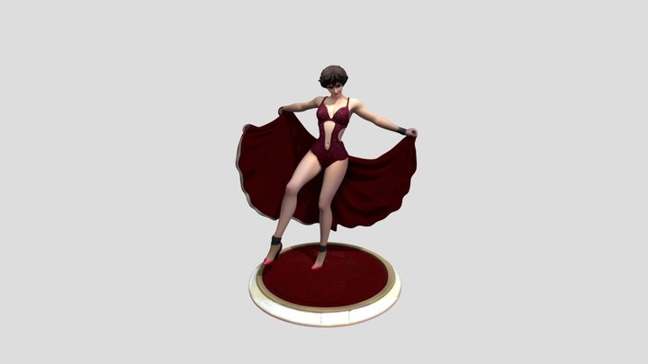 Crimson Siren 3D Model