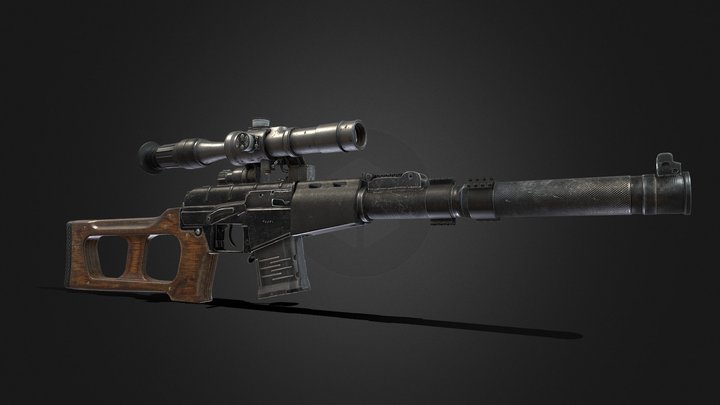 VSS Vintorez 3D Model