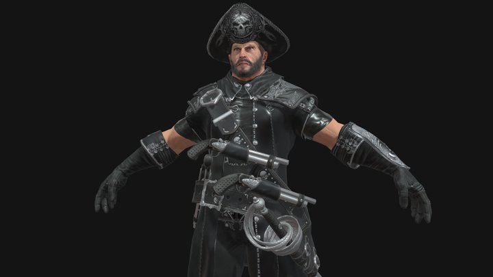 Pirate Man 3D Model
