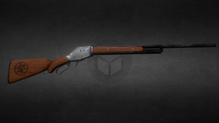 Winchester 1887 - The Sheriff (Animated) 3D Model
