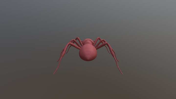 Ant Worker UV 3D Model