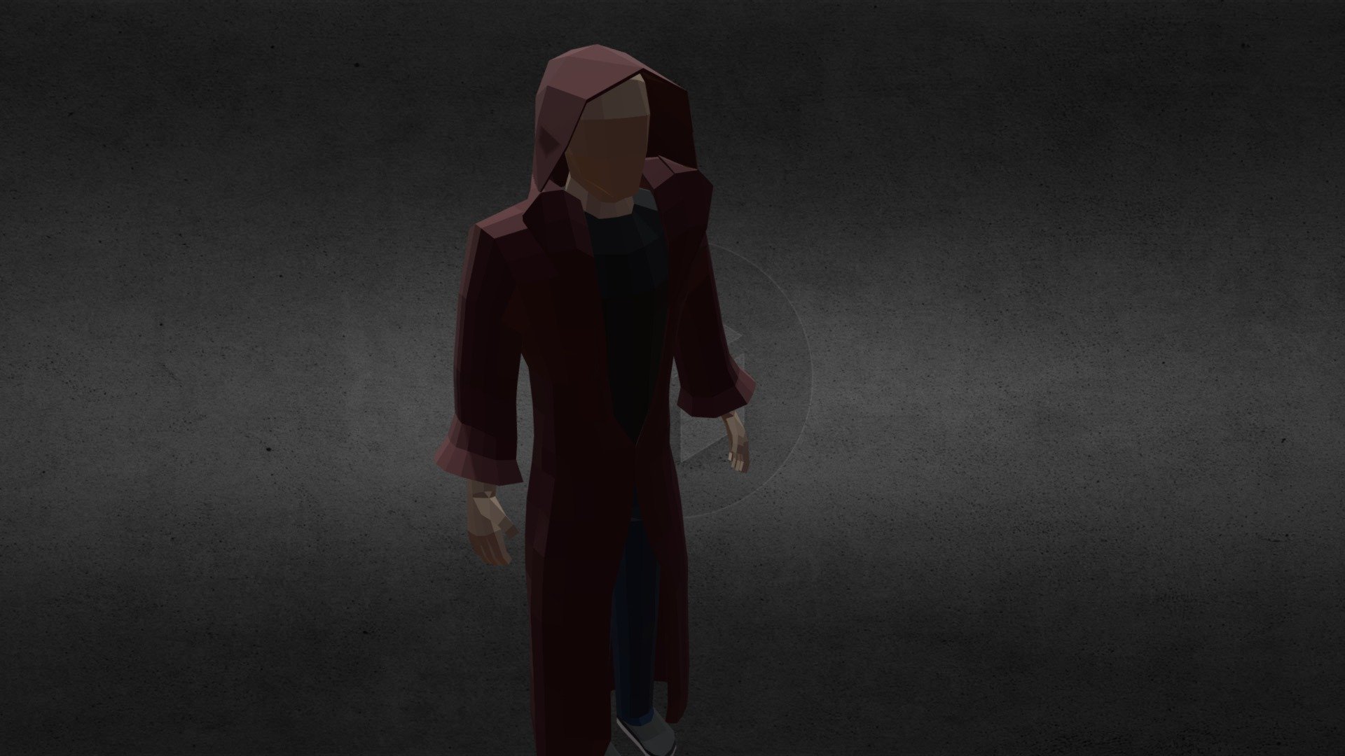 Low poly mage